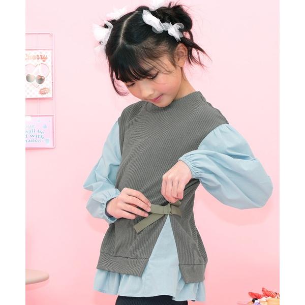 『タイムセール実施中』ZOZO問い合わせ番号:77326545ショップ:Bee，ビーブランド:Bee des Bee，ビーデスビー商品名:ベスト重ね着風 長袖シャツトップスカテゴリ:トップス>シャツ/ブラウスブランド品番:taa053...