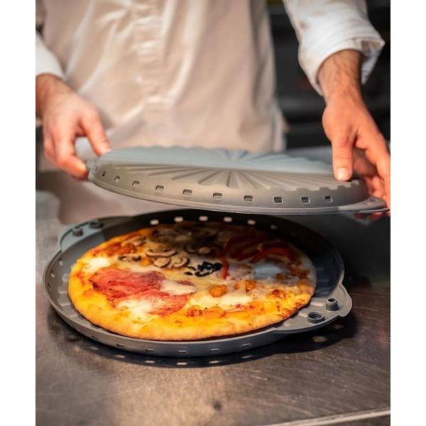 ZOZO問い合わせ番号:77492706ショップ:entre square，アントレスクエアブランド:entre square，アントレスクエアー商品名:KOZIOL/MOVE ピザボックス 32cm AGYカテゴリ:食器/キッチン>...