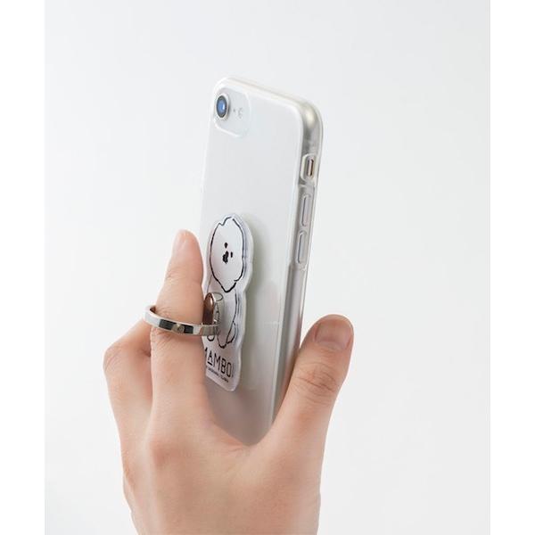 ZOZO問い合わせ番号:77500623ショップ:CLASKA，クラスカブランド:MAMBO，マンボ商品名:スマホリング / TAKE ME OUTカテゴリ:PC・スマホグッズ/家電>スマホグッズブランド品番:32110041素材:本...