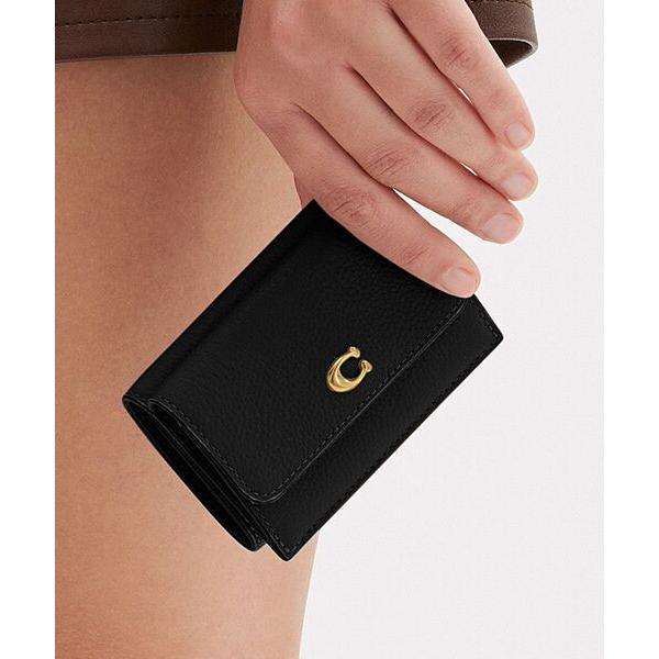 ZOZO問い合わせ番号:77601131ショップ:COACH，コーチブランド:COACH，コーチ商品名:ミニ トライフォールド ウォレットカテゴリ:財布/小物>財布ブランド品番:CM437 B4BK素材:牛革原産国:ベトナム製カラー:...