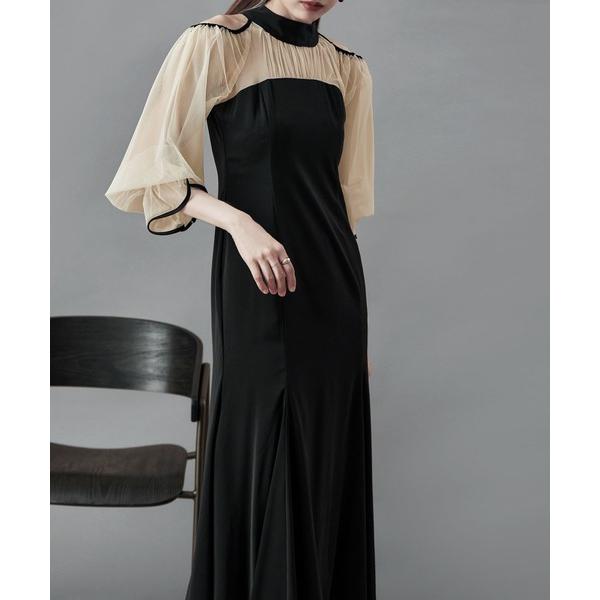 ZOZO問い合わせ番号:77673559ショップ:bflat，ビーフラットブランド:etoll.，エトル商品名:カットアウトマーメイドドレスカテゴリ:ワンピース/ドレス>ドレスブランド品番:et0030005867素材:表地 無地部分...