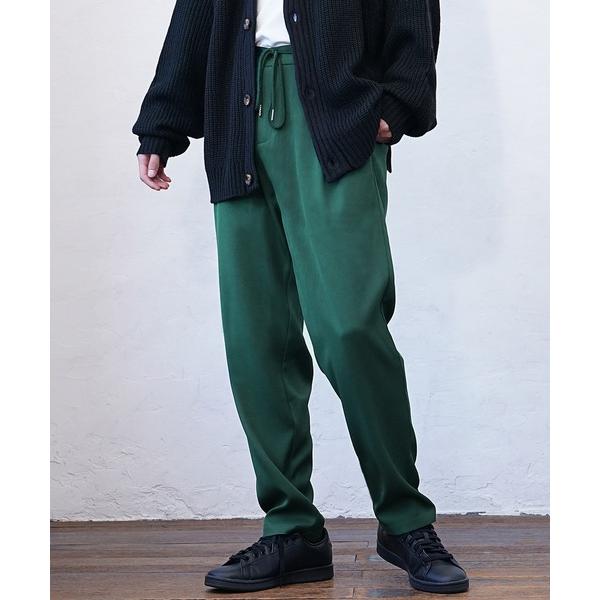 スラックス 「MinoriTY」とろみ素材テーパードパンツ スラックス ルーズフィット メンズ メンズ レディース