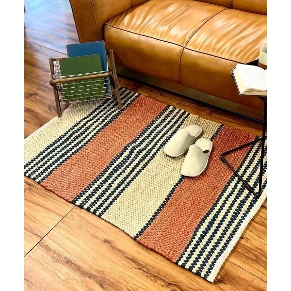ZOZO問い合わせ番号:77947362ショップ:DULTON，ダルトンブランド:DULTON，ダルトン商品名:COTTON CHINDI HALF RUG/ 900×1300 コットン チンディ ハーフラグカテゴリ:インテリア>ラグ...