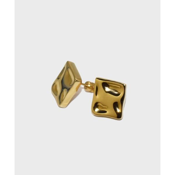 ピアス 「WEB限定」”Aqua”スクエアピアス/サージカルステンレス（金属アレルギー対応）「LHME / エルエイチエムイー」 レディース メンズ