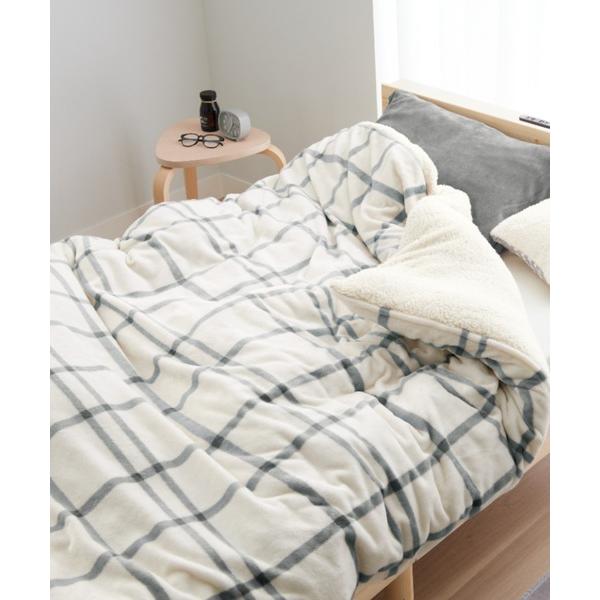 『タイムセール実施中』ZOZO問い合わせ番号:77986660ショップ:BELLUNA PLUS，ベルーナ プラスブランド:iellio，イエリオ商品名:北欧調フランネル 毛布にもなる掛け布団カバー / 寝具　あったかボアカテゴリ:インテリ...