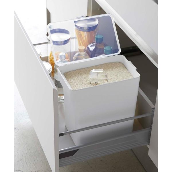 ZOZO問い合わせ番号:77986683ショップ:BELLUNA PLUS，ベルーナ プラスブランド:tower，タワー，iellio，イエリオ商品名:tower(タワー)　密閉米びつ　１０ｋｇ　計量カップ付カテゴリ:食器/キッチン>...