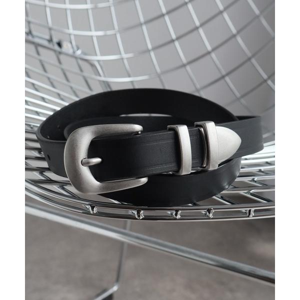 ベルト 「welise/ウェライズ」ナローワイズ牛革ウエスタンベルト メンズ レディース