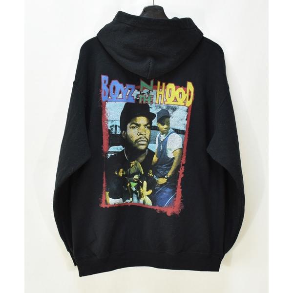 パーカー 「ヴィンテージ古着」映画 BOYZ N THE HOOD / ボーイズ'ン・ザ・フッド プリント スウェットパーカー メンズ レディース