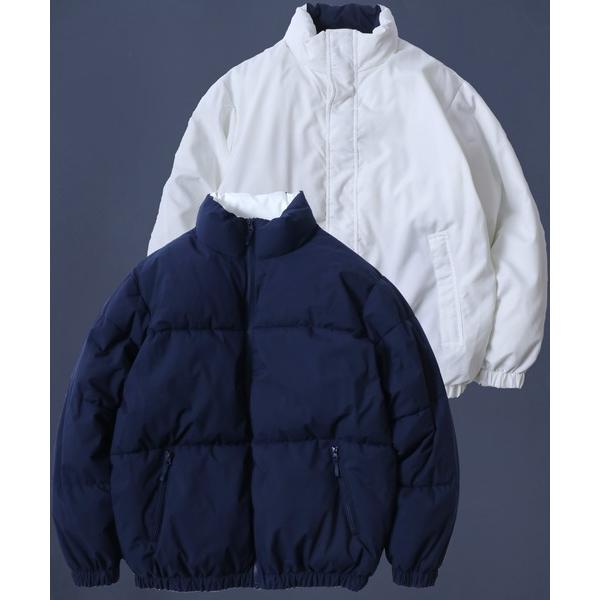 ダウンジャケット ダウン 2WAY Reversible Eco Down Jacket/別注 2WAY リバーシブル エコダウンジャケット パデッドジャケット パファージャケット レディ…