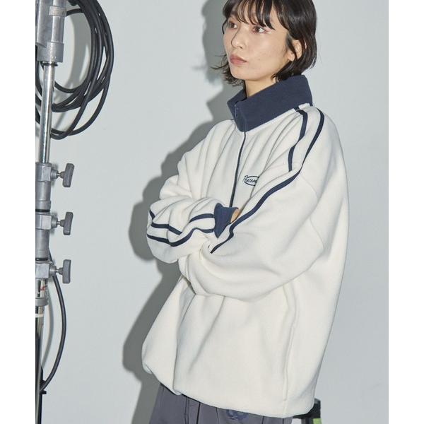 『タイムセール実施中』ZOZO問い合わせ番号:78194708ショップ:Anchor Smith，アンカー スミスブランド:Anchor Smith，アンカー スミス商品名:オーバーサイズ サイドライン ハーフジップフリースプルオーバーカテ...