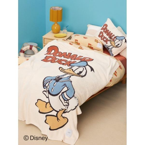 ベッド 寝具 レディース 「Sleep」Mickey＆Donald/ジャガードマルチカバー