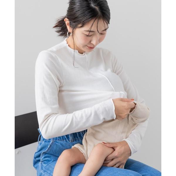 ZOZO問い合わせ番号:78367316ショップ:FELISSIMO，フェリシモブランド:フェリシモMama，フェリシモママ商品名:Ｍｏｒｅｄｄｅ　心地いい素材の２−ＷＡＹ授乳トップスカテゴリ:ママ＆ベビー>マタニティウェア/グッズブ...