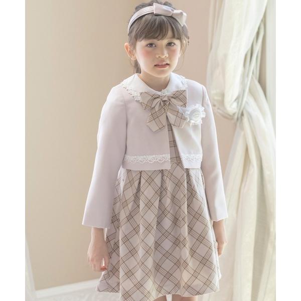 『タイムセール実施中』ZOZO問い合わせ番号:78499157ショップ:Catherine Cottage，キャサリンコテージブランド:Catherine Cottage，キャサリンコテージ商品名:丸襟チェックワンピースとノーカラーボレロの...