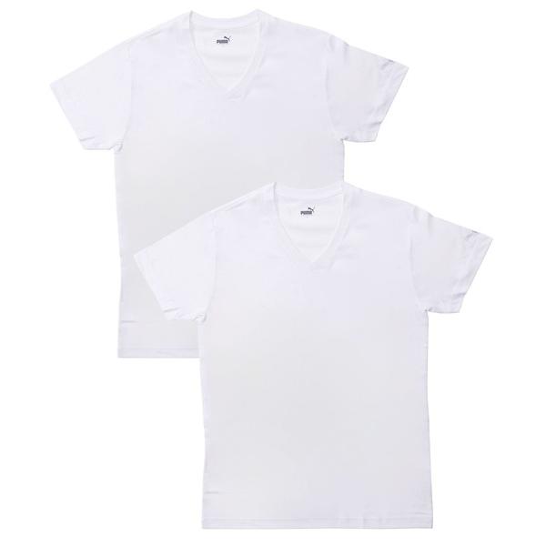 『タイムセール実施中』※このアイテムは返品・交換対象外商品です。ZOZO問い合わせ番号:78538234ショップ:Karlas，カルラスブランド:PUMA，プーマ商品名:PUMA プーマ 大人用 半袖シャツ 2枚セットクルーネック Vネック...
