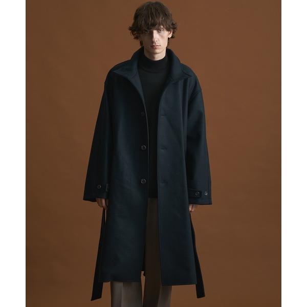 ZOZO問い合わせ番号:78637682ショップ:PUBLIC TOKYO，パブリック トウキョウブランド:PUBLIC TOKYO，パブリックトウキョウ商品名:Super140s マルチウェイ メルトンオーバーサイズスタンドコート / 保...