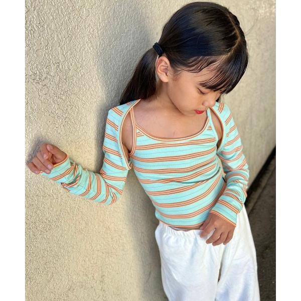 『タイムセール実施中』ZOZO問い合わせ番号:79077908ショップ:FUNALIVE，ファンアライブブランド:RandS/R，ランズアール，FUNALIVE，ファンアライブ商品名:RandS/R マルチボーダーボレロA/Sカテゴリ:トッ...