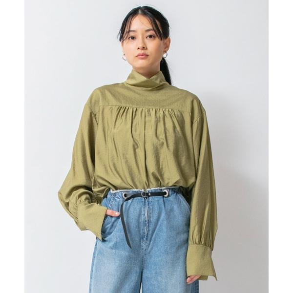 ブラウス シャツ ドットジャガードブラウス レディース