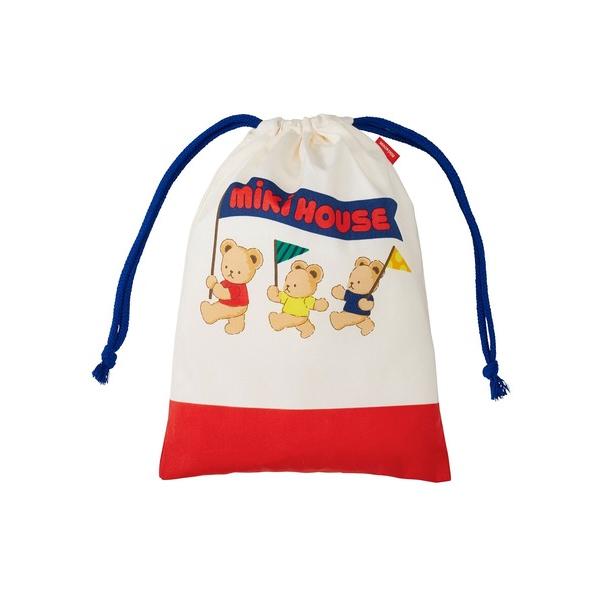 ZOZO問い合わせ番号:79117831ショップ:MIKI HOUSE，ミキハウスブランド:MIKI HOUSE，ミキハウス商品名:ミキハウスベア 巾着袋カテゴリ:財布/小物>ポーチブランド品番:15-4138-680素材:綿 100...