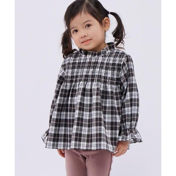 『セール実施中』ZOZO問い合わせ番号:79245238ショップ:SHIPS KIDS，シップス キッズブランド:SHIPS Colors，シップス カラーズ商品名:SHIPS Colors:〈洗濯機可能〉チェック ギャザー ブラウス(10...