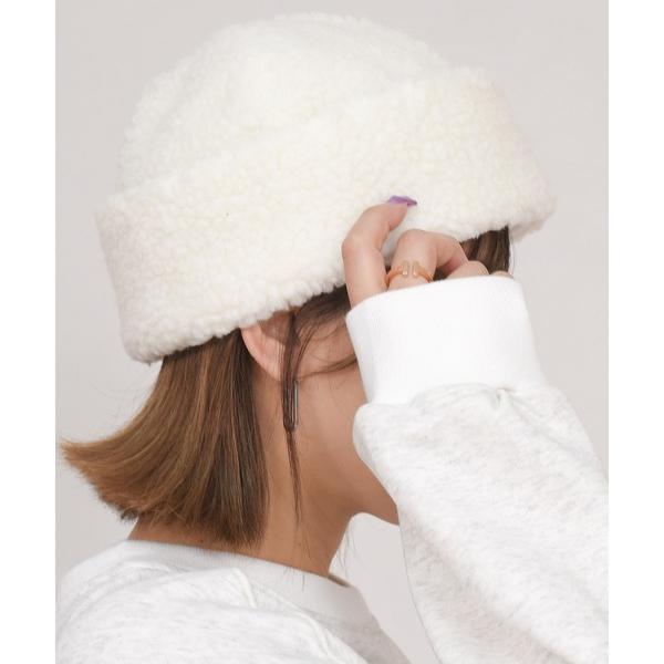 ZOZO問い合わせ番号:79246037ショップ:TeddyShop，テディショップブランド:DAY CLOSET，デイ クローゼット商品名:【折り目アレンジ可/表ボア 裏フリースの二面性】折り返し ボア フリース ニットワッチキャップカテ...