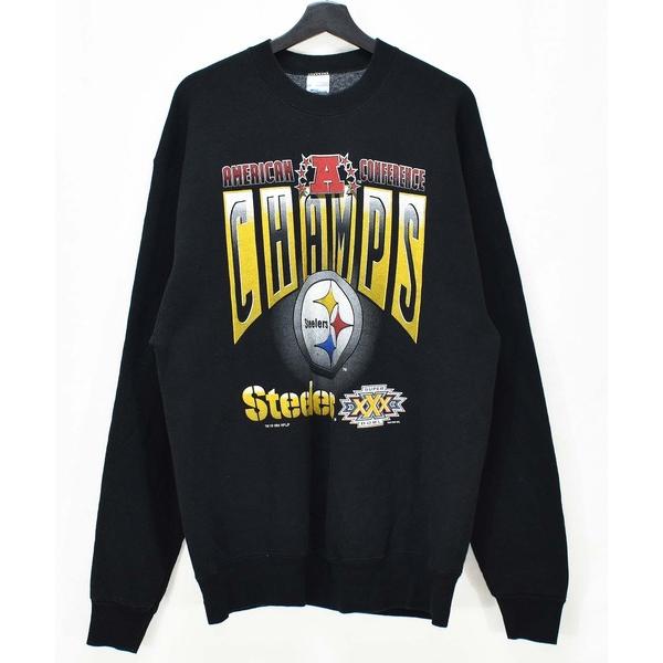 トレーナー スウェット 「ヴィンテージ古着」95's PITTSBURGH STEELERS/ピッツバーグ スティーラーズ クルーネックスウェット USA製 メンズ レディース