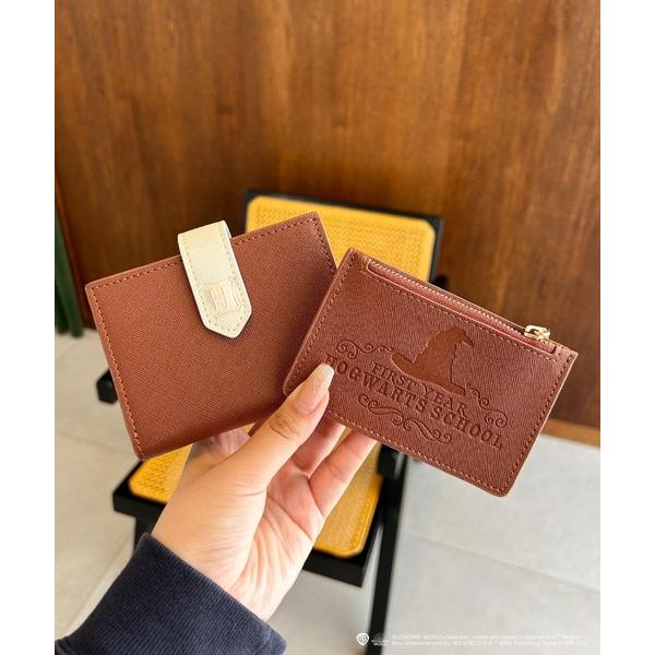 ミニ 二つ折り 二つ折り財布 財布 「Harry Potterコラボ」ホグワーツ寮 2way ミニウォレット＆カードケース レディース