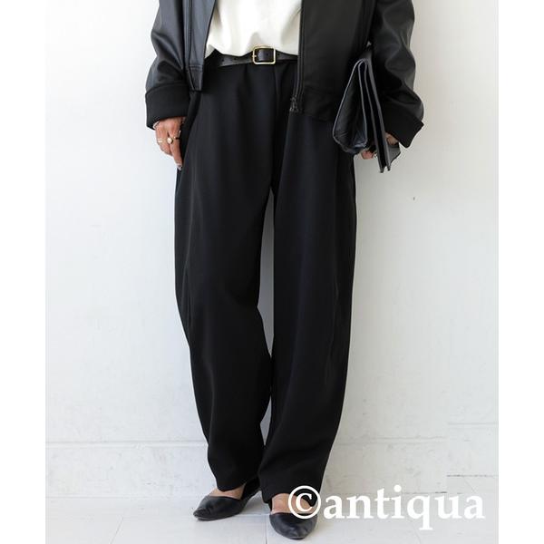 ZOZO問い合わせ番号:79476926ショップ:antiqua，アンティカブランド:antiqua，アンティカ商品名:カッティングテーパードパンツカテゴリ:パンツ>その他パンツブランド品番:AY-00049素材:ポリエステル96%　...