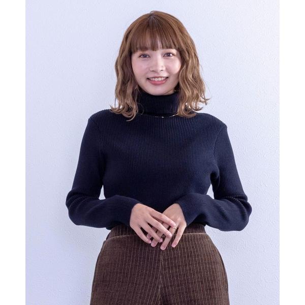 マタニティ マタニティウェア 授乳服 産前産後 長袖 ざっくりニット タートルネック リブニット 敏感肌 天然レーヨン 防寒 上品