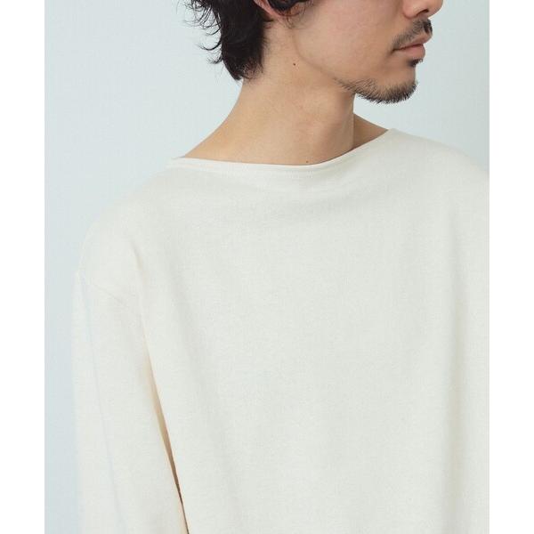 tシャツ SAINT JAMES / OUESSANT ソリッド ボートネック Tシャツ メンズ レディース