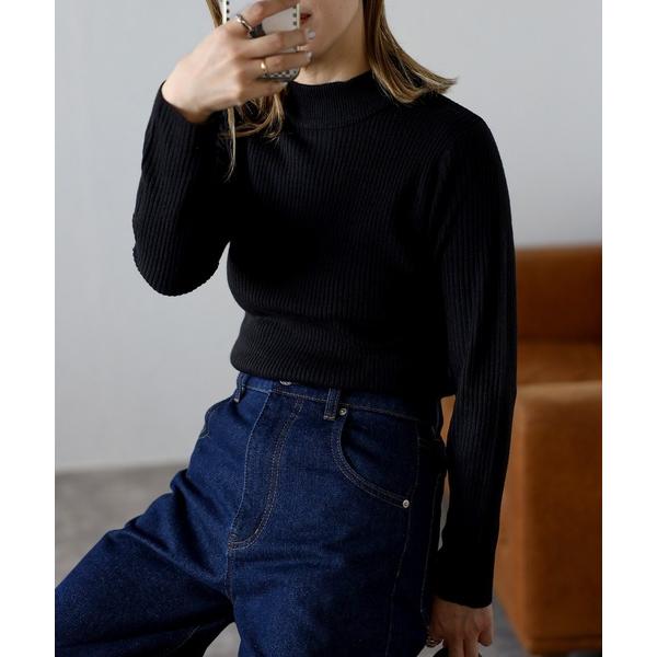 『セール実施中』ZOZO問い合わせ番号:79775296ショップ:Bonjour Sagan，ボンジュールサガンブランド:ap retro，アプレトロ，Bonjour Sagan，ボンジュールサガン商品名:ボトルネックリブカラーニットプルオ...