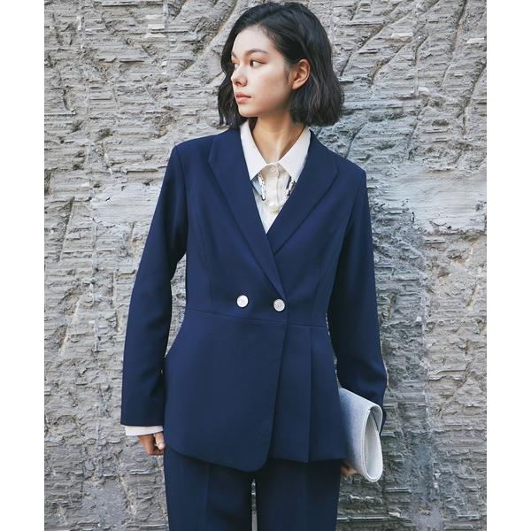 ZOZO問い合わせ番号:79839650ショップ:SMILE ORCHID，スマイルオーキッドブランド:SMILE ORCHID，スマイルオーキッド商品名:プリーツ裾ペプラムジャケット＆ワイドパンツセットアップスーツカテゴリ:フォーマルスー...