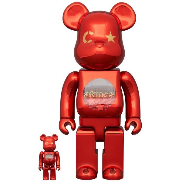 フィギュア BE@RBRICK atmos × Clottee 100％ ＆ 400％