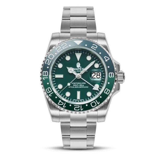 ZOZO問い合わせ番号:79963635ショップ:A BATHING APE，ア ベイシング エイプブランド:A BATHING APE，アベイシングエイプ商品名:TYPE 2 BAPEX Mカテゴリ:腕時計>アナログ腕時計ブランド品...