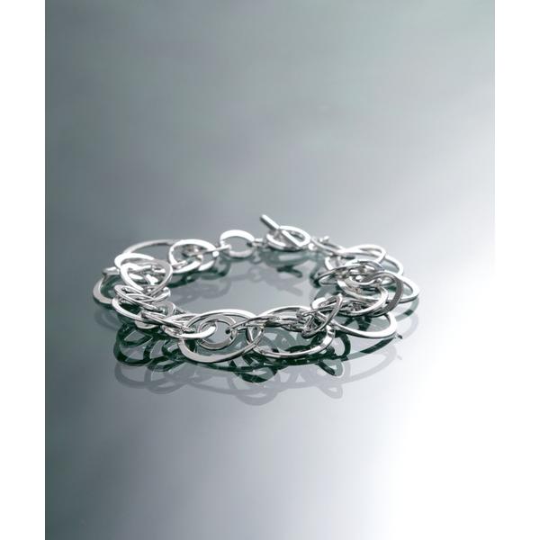アレルギー対応 ブレスレット 「YArKA/ヤーカ」multiple large and small circles bracelet 「tju SICA4」 / 大小円の多重ブレスレット レディース メンズ