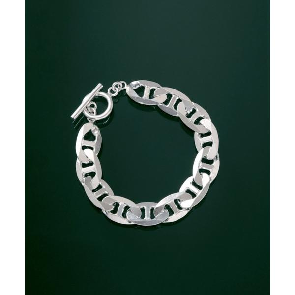 アレルギー対応 ブレスレット 「YArKA/ヤーカ」flat marina(anchor) chain bracelet 「byoca」 / フラットマリーナチェーン レディース メンズ