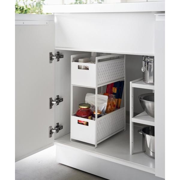 ZOZO問い合わせ番号:80105891ショップ:TIMELESS COMFORT，タイムレスコンフォートブランド:tower，タワー，TIMELESS COMFORT，タイムレスコンフォート商品名:tower（タワー）シンク下収納バスケッ...