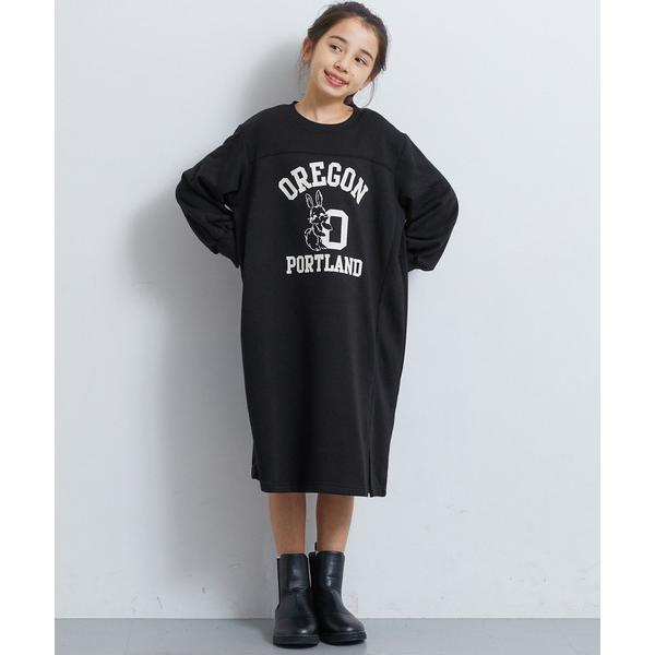 『セール実施中』ZOZO問い合わせ番号:80300731ショップ:coca，コカブランド:coca（coca），コカ商品名:キッズ スリットロゴワンピースカテゴリ:ワンピース/ドレス>ワンピースブランド品番:26-230734205-...