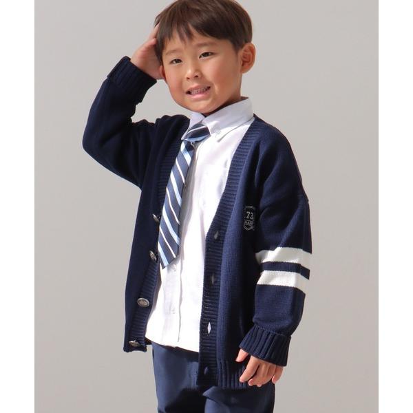 『タイムセール実施中』ZOZO問い合わせ番号:80436050ショップ:ikka LOUNGE，イッカラウンジブランド:ikka，イッカ商品名:【フォーマル対応】袖ラインスクールニットカーディガン（120~160cm）カテゴリ:トップス&g...