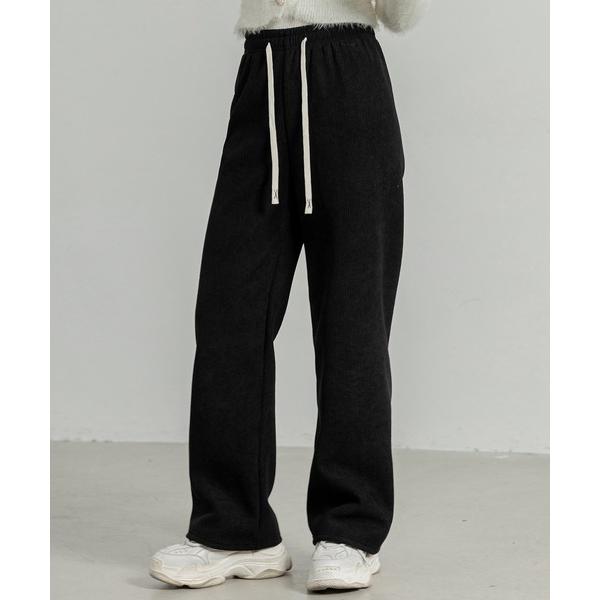 『タイムセール実施中』ZOZO問い合わせ番号:80503962ショップ:TeddyShop，テディショップブランド:DAY CLOSET，デイ クローゼット商品名:【裏起毛/大きいサイズ有/ウエストゴム調整紐付き】冬に暖かコーデュロイワイド...