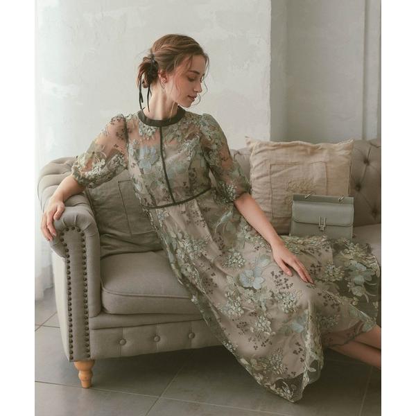 ZOZO問い合わせ番号:80504247ショップ:Dorry Doll，ドリードールブランド:Dorry Doll，ドリードール商品名:フラワーエンブロイダリードレス結婚式同窓会オケージョンドレスお呼ばれワンピースカテゴリ:ワンピース/ドレ...