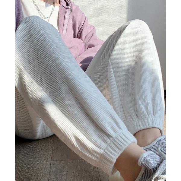 『タイムセール実施中』ZOZO問い合わせ番号:80635922ショップ:Ada.，エイダブランド:Miniministore，ミニミニストア商品名:スウェットパンツ ワッフル生地 韓国風カテゴリ:パンツ>スウェットパンツブランド品番:...