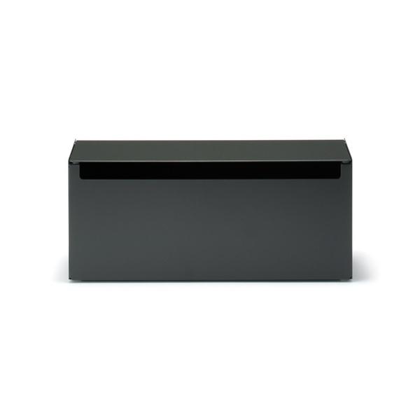 ZOZO問い合わせ番号:80672814ショップ:無印良品，ムジルシリョウヒンブランド:無印良品，ムジルシリョウヒン商品名:スチールタップ収納箱フラップ式・ダークグレー　約幅３２×奥行１０×高さ１４ｃｍカテゴリ:インテリア>収納グッズ...