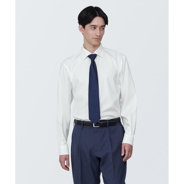 『セール実施中』ZOZO問い合わせ番号:80673078ショップ:無印良品，ムジルシリョウヒンブランド:無印良品，ムジルシリョウヒン商品名:紳士　ノンアイロンセミワイドカラー長袖シャツカテゴリ:トップス>ビジネスシャツブランド品番:4...