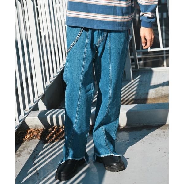 ジーンズ JE-FRINGE DENIM PANTS メンズ レディース