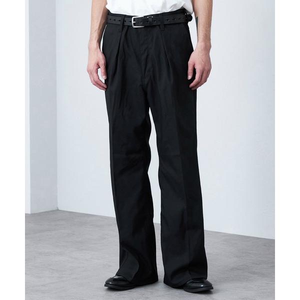ワイドパンツ スラックス Wrangler/ラングラー WRANCHER/ランチャー タックワイドバギーフレアスラックスパンツ/ワイドスラックスパンツ/センタープレス入…