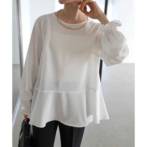 『タイムセール実施中』ZOZO問い合わせ番号:80874912ショップ:andme，アンドミーブランド:evernavy，エバーネイビー商品名:ペプラムブラウスカテゴリ:トップス>シャツ/ブラウスブランド品番:8100030素材:ポリ...