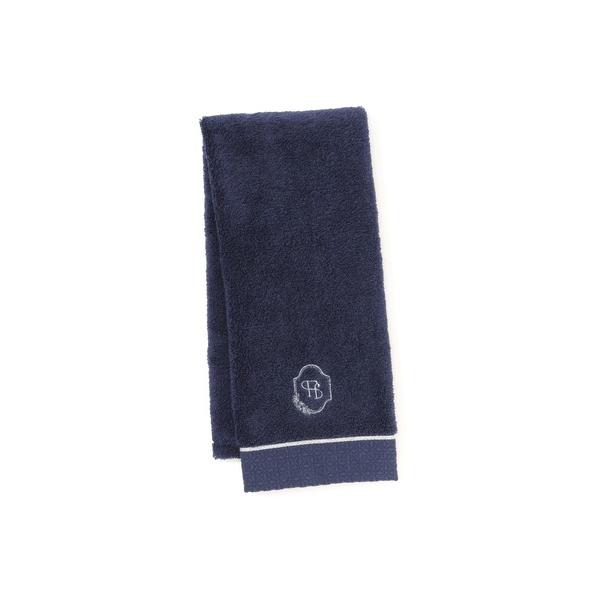 ZOZO問い合わせ番号:81001005ショップ:Francfranc，フランフランブランド:Francfranc，フランフラン商品名:抗菌防臭 エンブロイダリー フェイスタオル ネイビーカテゴリ:インテリア>タオルブランド品番:11...