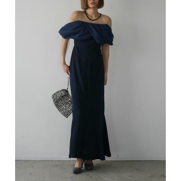 ドレス bell sleeve dress