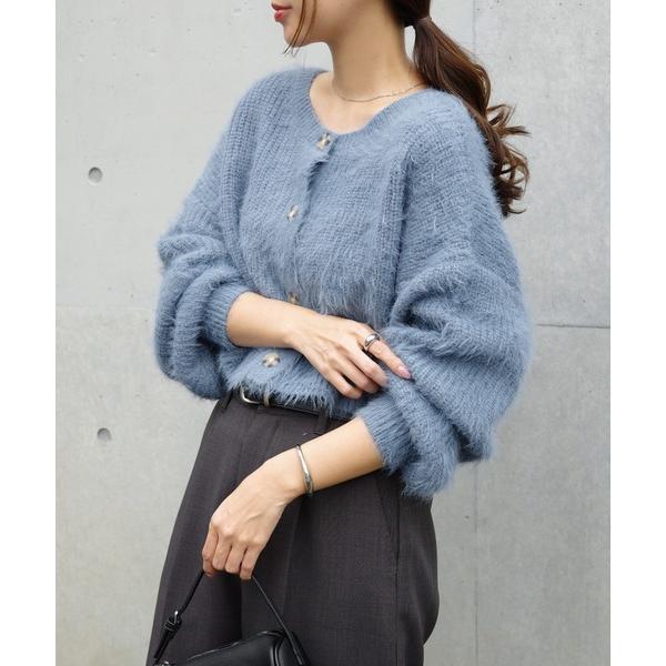 『タイムセール実施中』ZOZO問い合わせ番号:81037958ショップ:andme，アンドミーブランド:andme，アンドミー商品名:ショート丈フェザーヤーン2wayニットカーディガンカテゴリ:トップス>ニット/セーターブランド品番:...