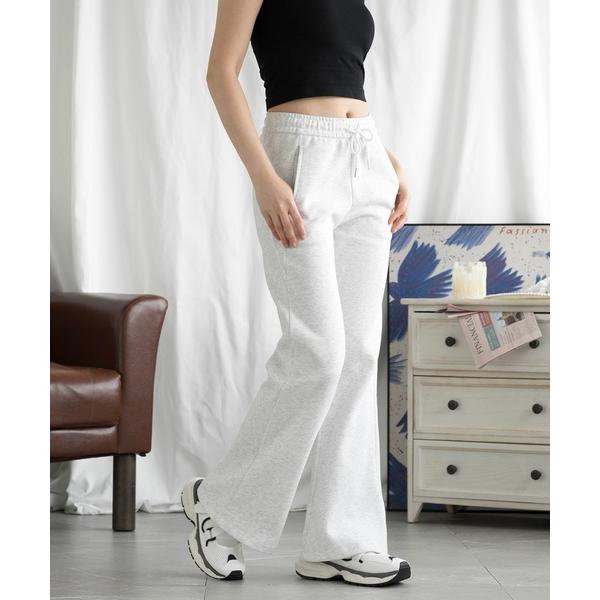 『セール実施中』ZOZO問い合わせ番号:81388029ショップ:aimoha，アイモハブランド:aimoha，アイモハ商品名:ベルボトムラインスウェットカテゴリ:パンツ>スウェットパンツブランド品番:MOwlf1221a素材:綿65...